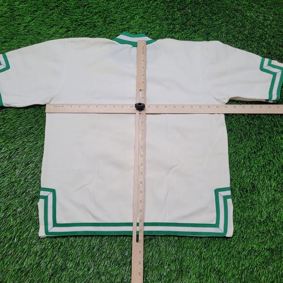 Vintage 70s/80s Champion Basketball Warm-Up Short Sleeve Jacket Medium Nylon - Picture 5 of 10